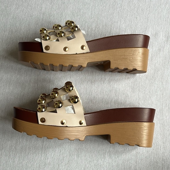 NWOT Felicity platform sandals, beach, vacation, summer sandals, slides size 9 - Picture 4 of 7